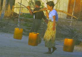 Bagan water carriers