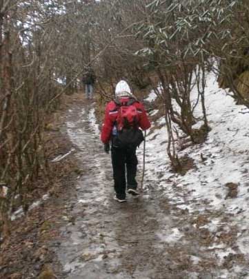 Chilly walking