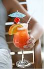 Drinks with umbrellas