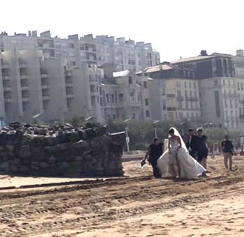 Bride on the Beach